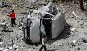 След бомбардировките преди два дни