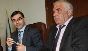 Симеон Дянков и Ваньо Танов на пресконференцията днес