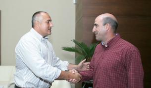 Среща, но на футболна тематика, между Борисов и Лечков през 2009 г.