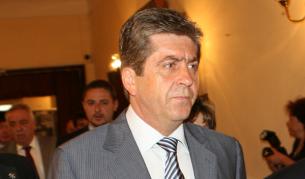 Президентът Георги Първанов при удостояването му с почетния знак "Стефан Стамболов" от Института по теория и практика на лидерството