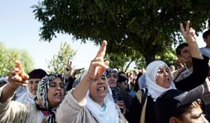 Протестиращи кюрдски жени