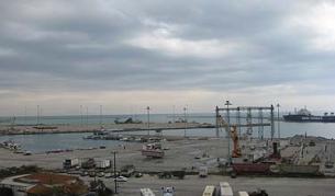 Пристанището на гръцкия град Александруполис