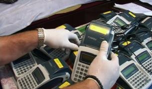 Част от иззетите касови апарати в акция "Дедесарите"