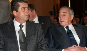 Президентът Георги Първанов и председателят на БАН акад. Никола Съботинов