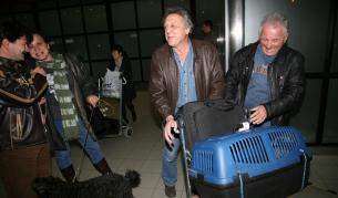 Георги Айрянов и Здравко Георгиев на летището