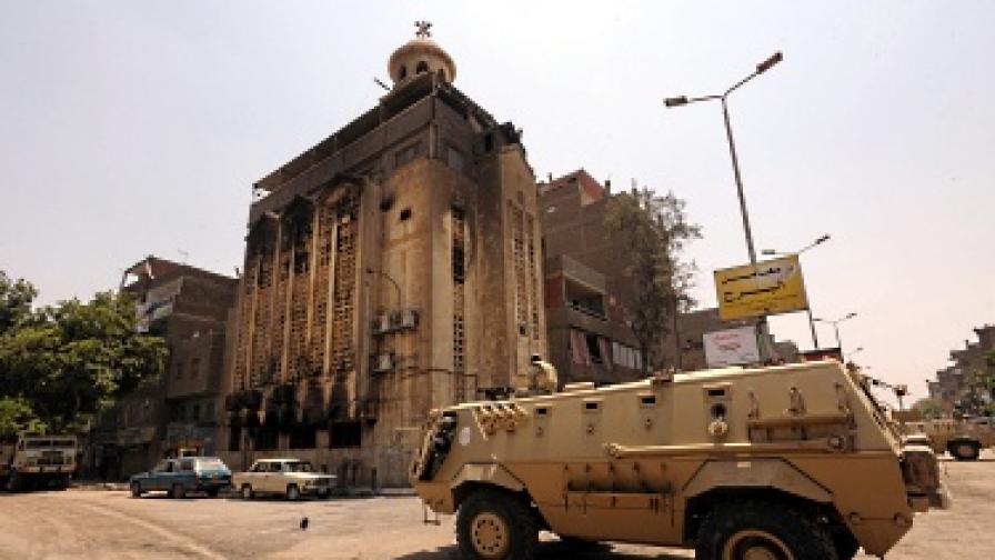 Нападнатата в събота коптска църква