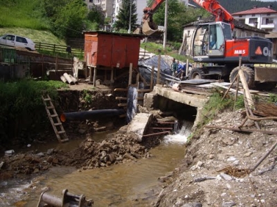 Порой прекъсна водопровода на Чепеларе