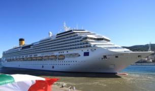 "Коста фаволоза" - най-големият круизен кораб, който плава под италиански флаг, беше пуснат на вода на 2 юли