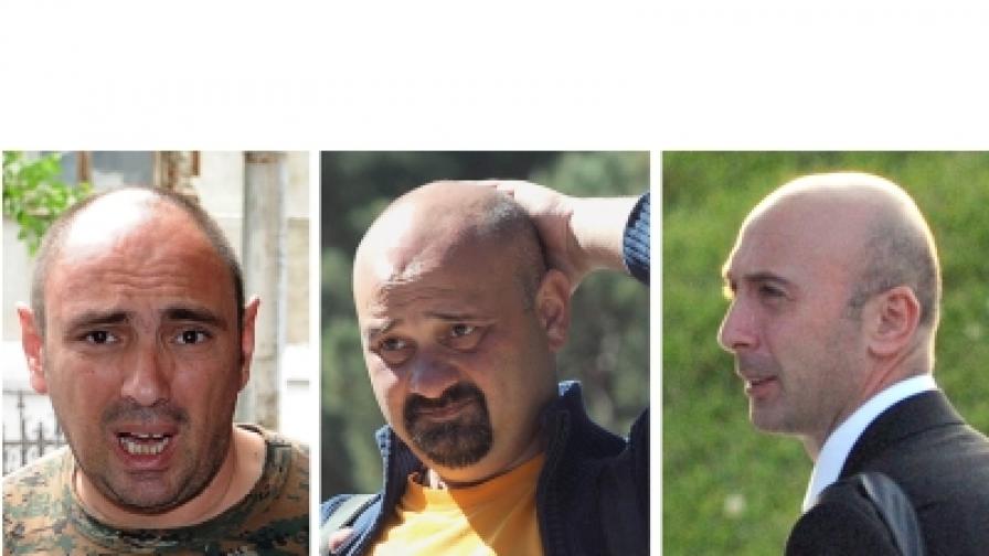 Тримата обвинени за шпионаж в полза на Русия са направили сдамопризнания. От дясно: Ираклий Геденидзе, Зураб Курцикидзе, Гия Абдаладзе