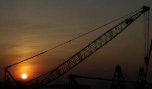 Строителни кранове в Хонконг