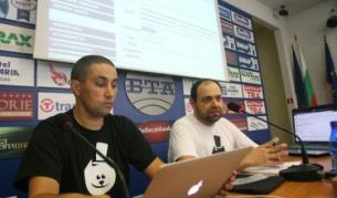 Асен Генов и Константин Павлов от фондация "Четиринадесети януари"