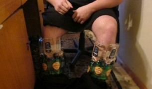 Ето как тарикатът си бил напълнил крачолите...