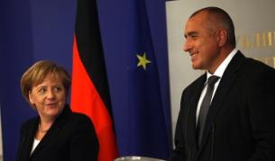 Ангела Меркел и Бойко Борисов на пресконференция в София - 11.10.2010 г.