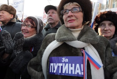 Многохилядни митинги в подкрепа на Путин в Русия