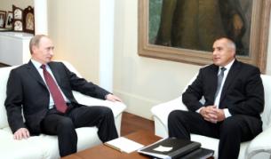 Владимир Путин и Бойко Борисов на срещата им в София на 13 ноември 2010 г.
