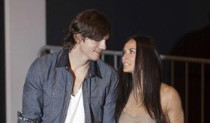 Аштън Кътчър и Деми Мур