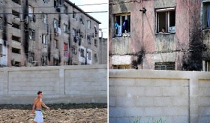 Миналата година в Бая Маре беше издигната близо двуметрова бетонна стена между ромски квартал и главния път в града<br />