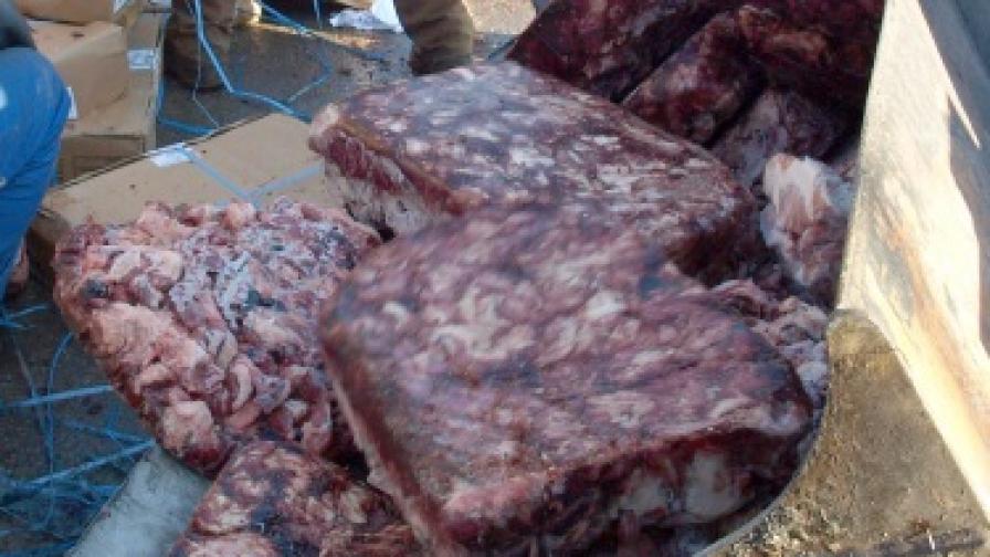 Негодно за консумация месо, изпратено за обезвреждане в екарисажа във Варна
