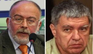 Проф. Михаил Константинов (д), Кольо Колев (л)