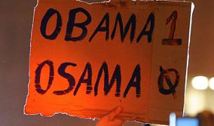 2 май 2011 г. Американци празнуват новината за ликвидирането на Осама в Ню Йорк