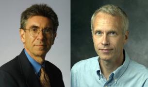 Робърт Лефковиц (вляво) и Брайън Кобилка