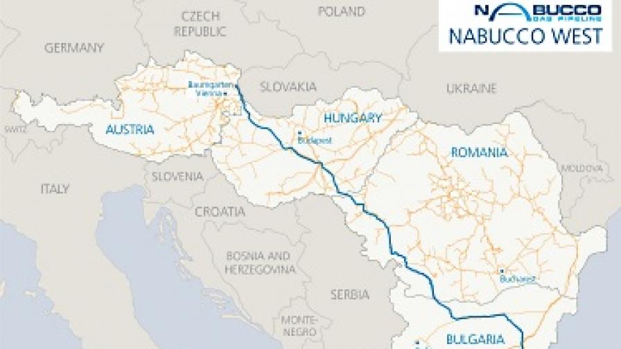 Екооценката на газопровода "Набуко" за България е готова