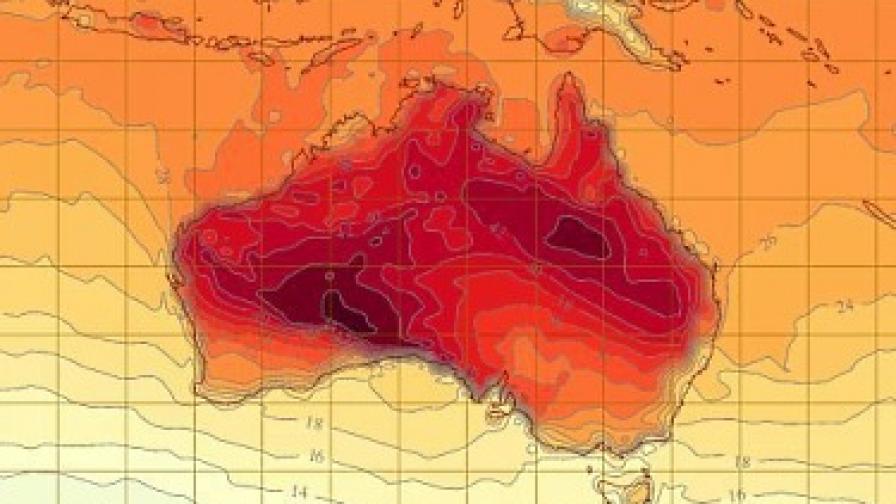 Рекордни горещини в Австралия