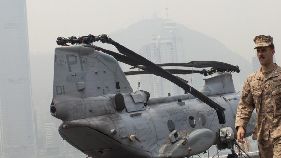 Американски хеликоптер се разби близо до КНДР