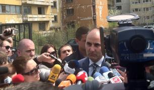 Цветан Цветанов на излизане от следствието