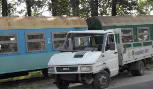 Сблъскалите се край Банско влак и лекотоварен камион