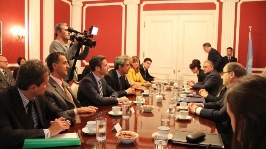В Ню Йорк президентът Росен Плевнелиев се срещна с ръководители и представители на петте най-влиятелни еврейски организации в САЩ