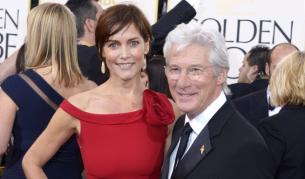 Ричард Гиър и съпругата му Кери