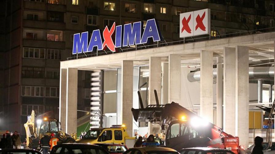 Жертвите на рухналия супермаркет в Рига станаха 45