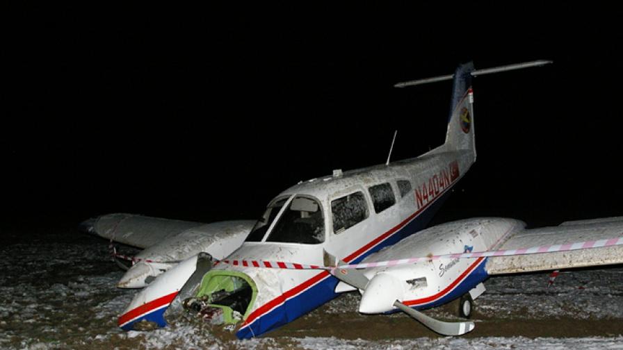 Самолет, пътуващ от Унгария за Турция, аварира край Казанлък