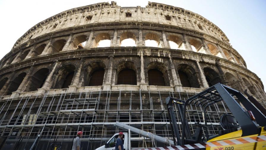 Реставрацията на Колизеума започва с 3 години закъснение