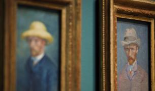 Ван Гог има няколко автопортрета със сламени шапки