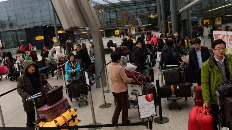Броят имигрантите, които кацат в Лондон